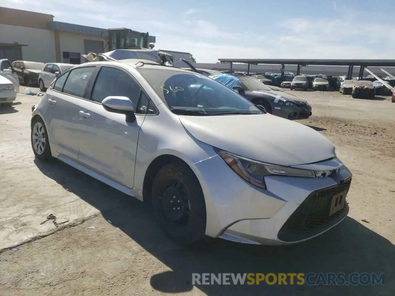 1 fotografías del automóvil dañado 5YFEPMAE5NP327378 TOYOTA COROLLA 2022