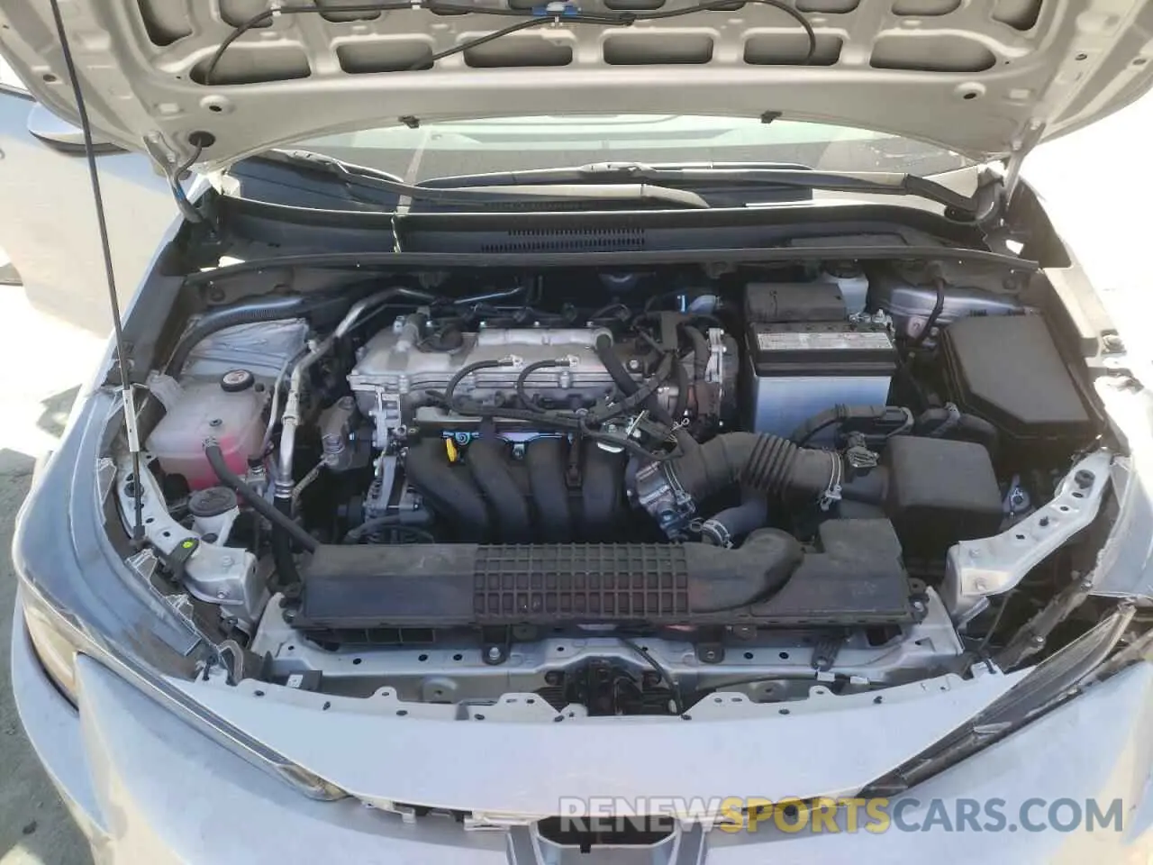 7 fotografías del automóvil dañado 5YFEPMAE5NP327378 TOYOTA COROLLA 2022