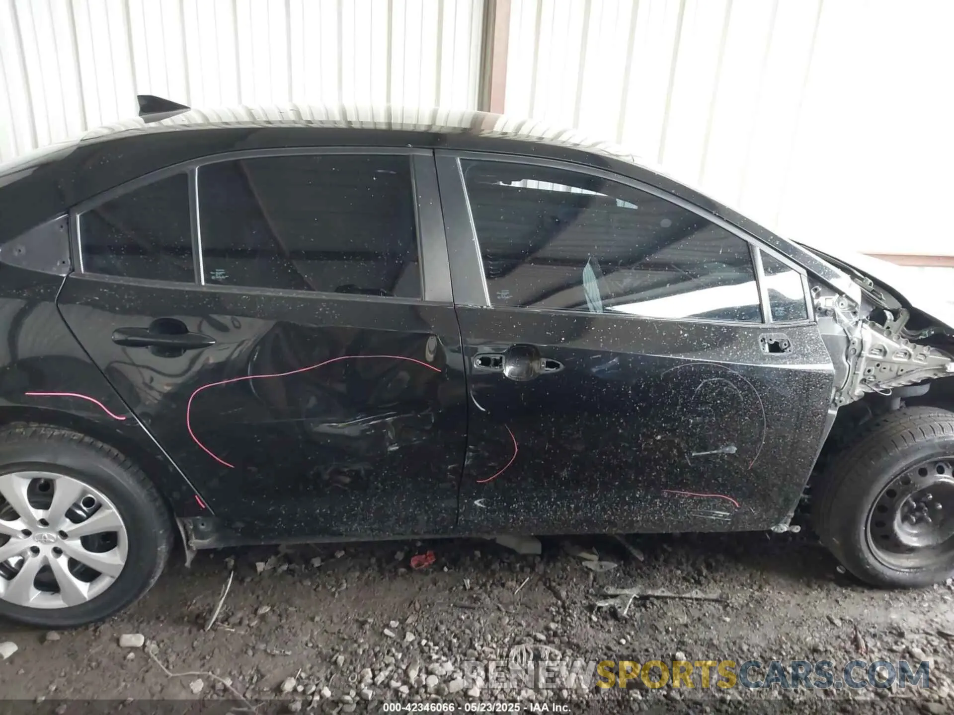 14 fotografías del automóvil dañado 5YFEPMAE5NP330412 TOYOTA COROLLA 2022