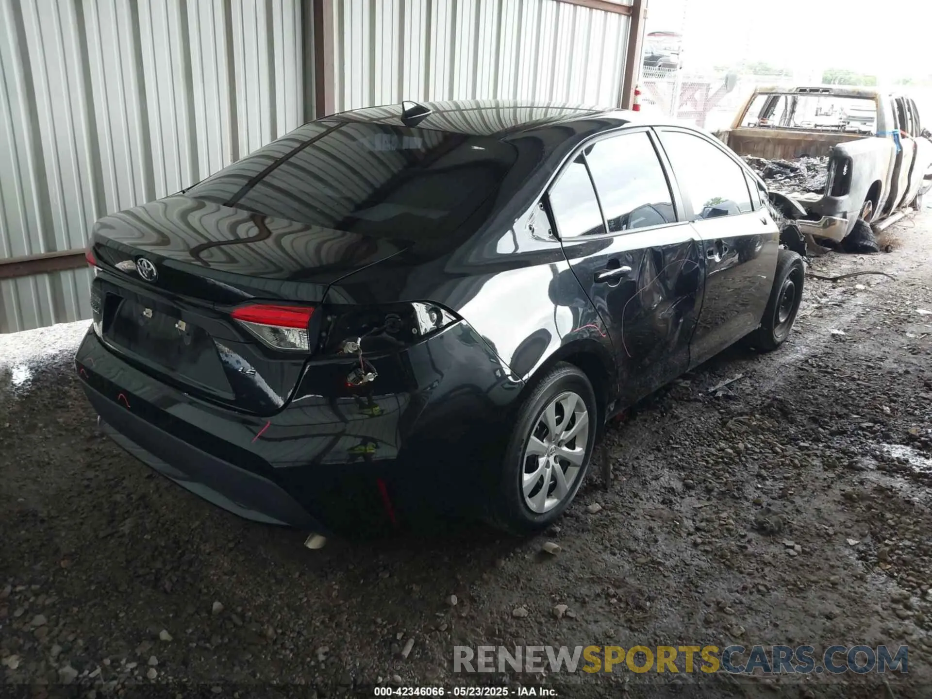 4 fotografías del automóvil dañado 5YFEPMAE5NP330412 TOYOTA COROLLA 2022
