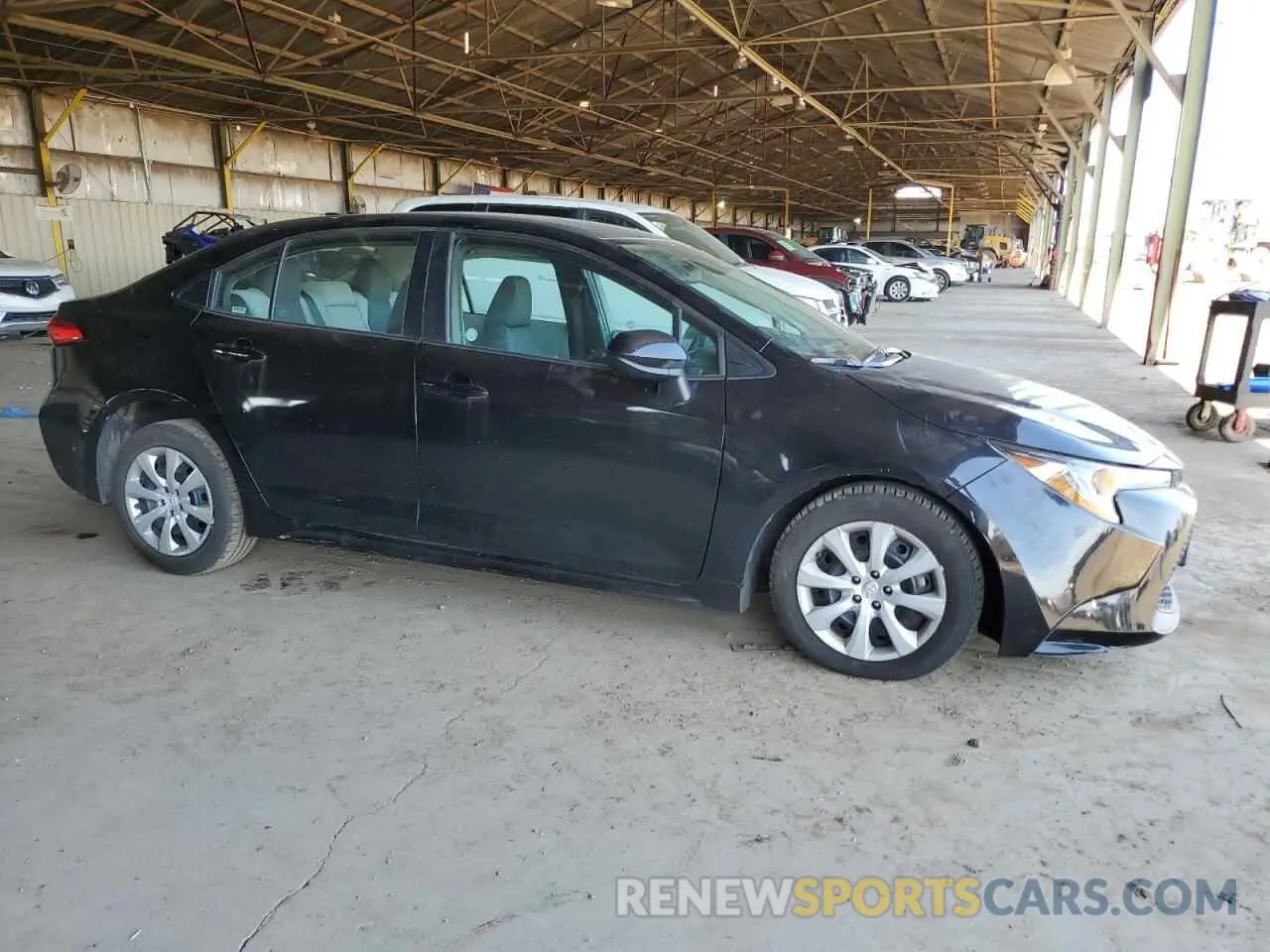 4 fotografías del automóvil dañado 5YFEPMAE5NP331303 TOYOTA COROLLA 2022