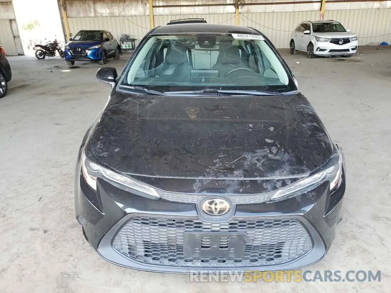 5 fotografías del automóvil dañado 5YFEPMAE5NP331303 TOYOTA COROLLA 2022