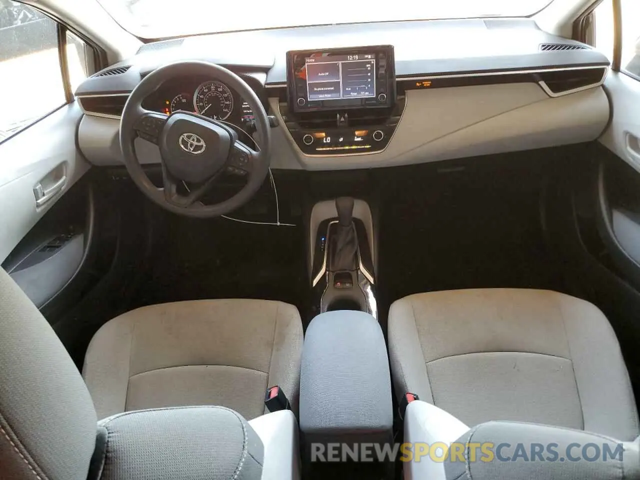 8 fotografías del automóvil dañado 5YFEPMAE5NP331303 TOYOTA COROLLA 2022