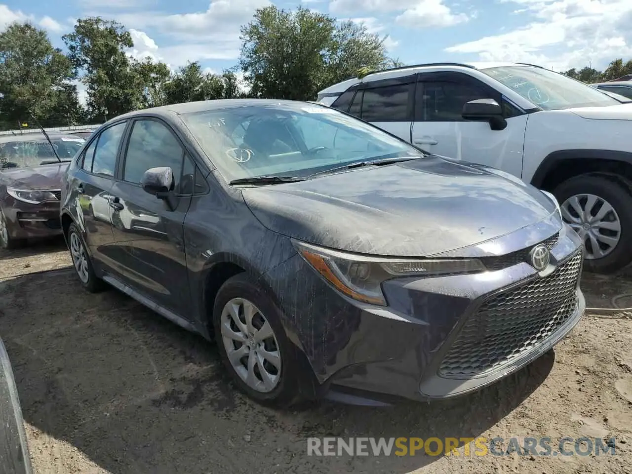 1 fotografías del automóvil dañado 5YFEPMAE5NP337649 TOYOTA COROLLA 2022