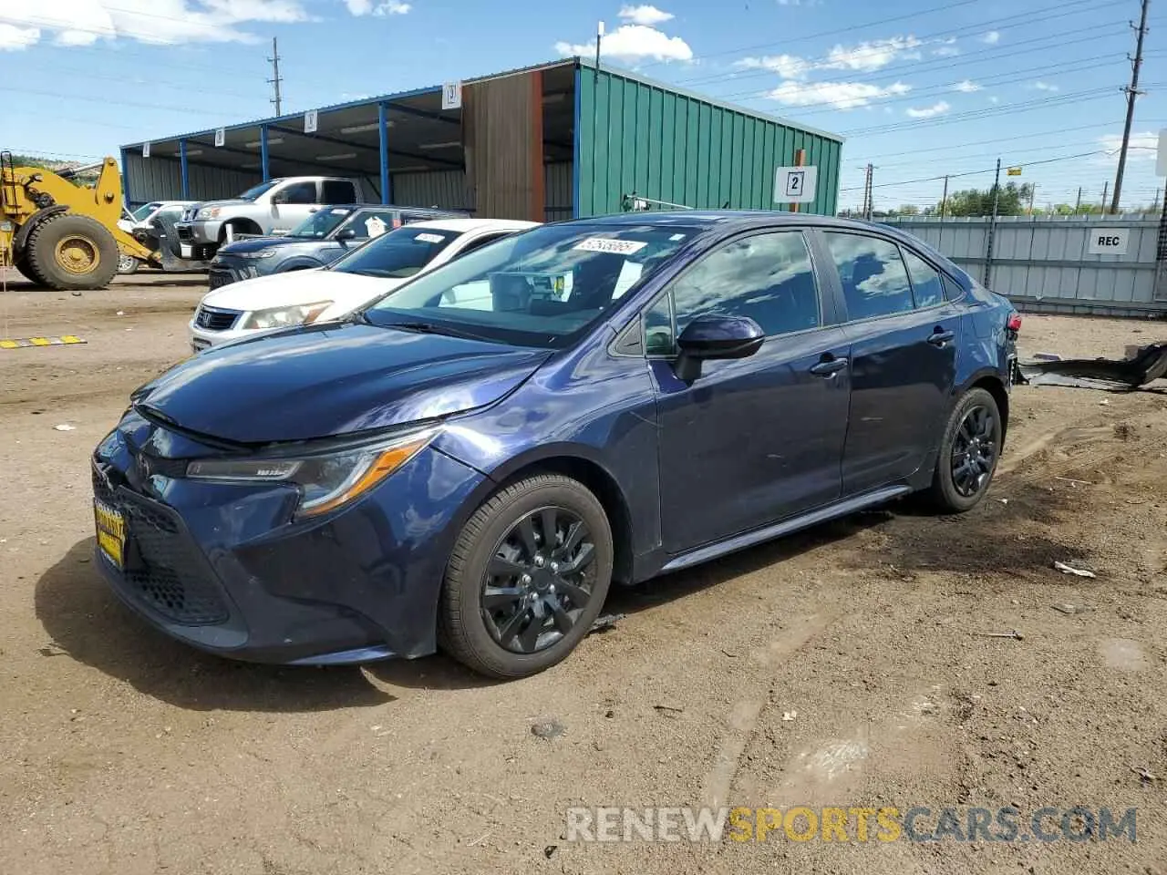 1 fotografías del automóvil dañado 5YFEPMAE5NP343807 TOYOTA COROLLA 2022
