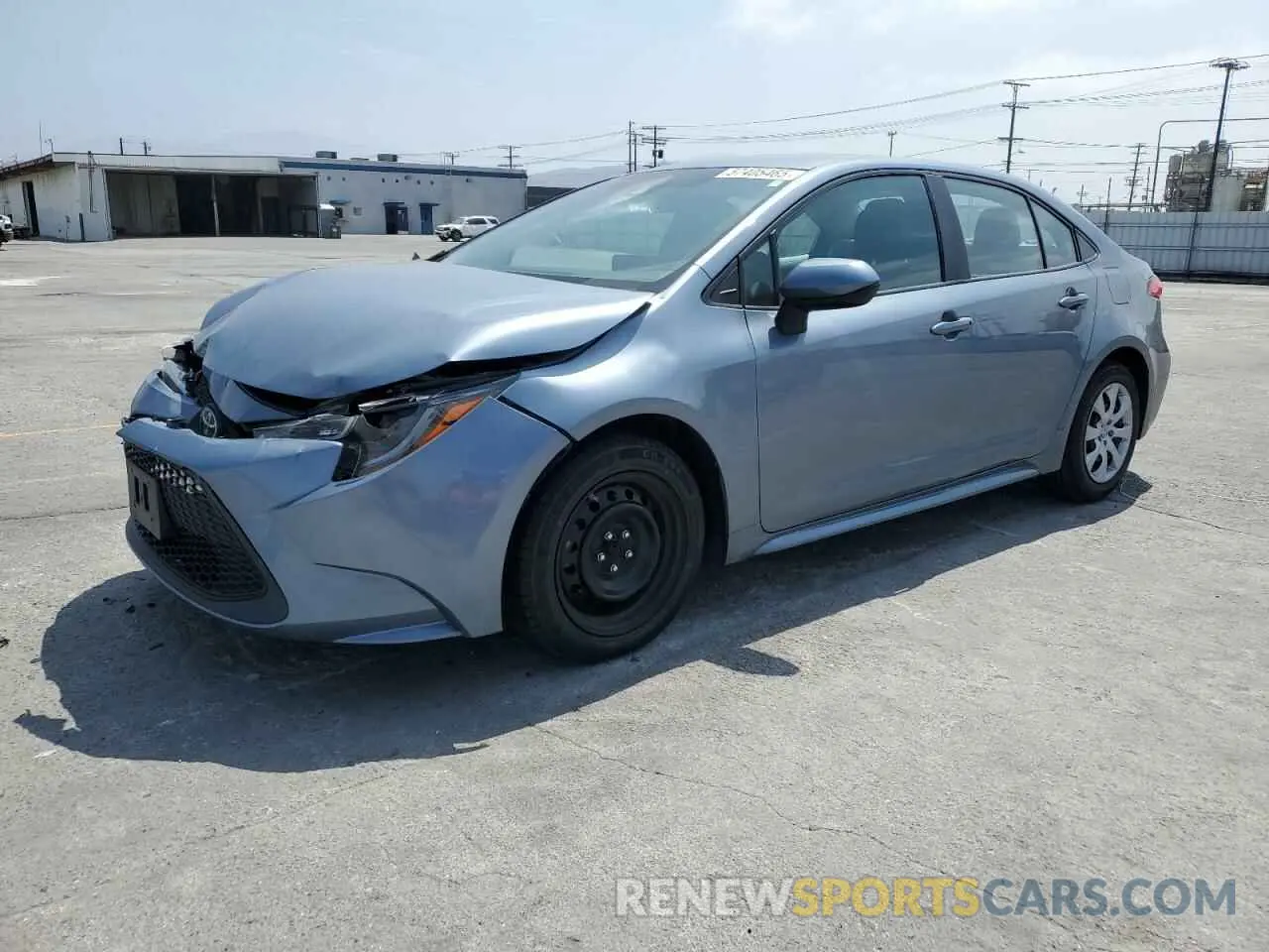 1 fotografías del automóvil dañado 5YFEPMAE5NP350286 TOYOTA COROLLA 2022