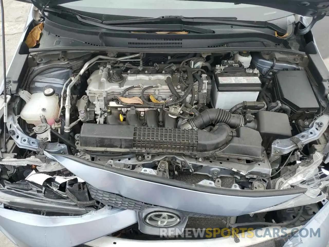 11 fotografías del automóvil dañado 5YFEPMAE5NP350286 TOYOTA COROLLA 2022