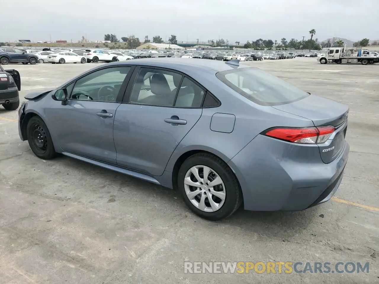 2 fotografías del automóvil dañado 5YFEPMAE5NP350286 TOYOTA COROLLA 2022