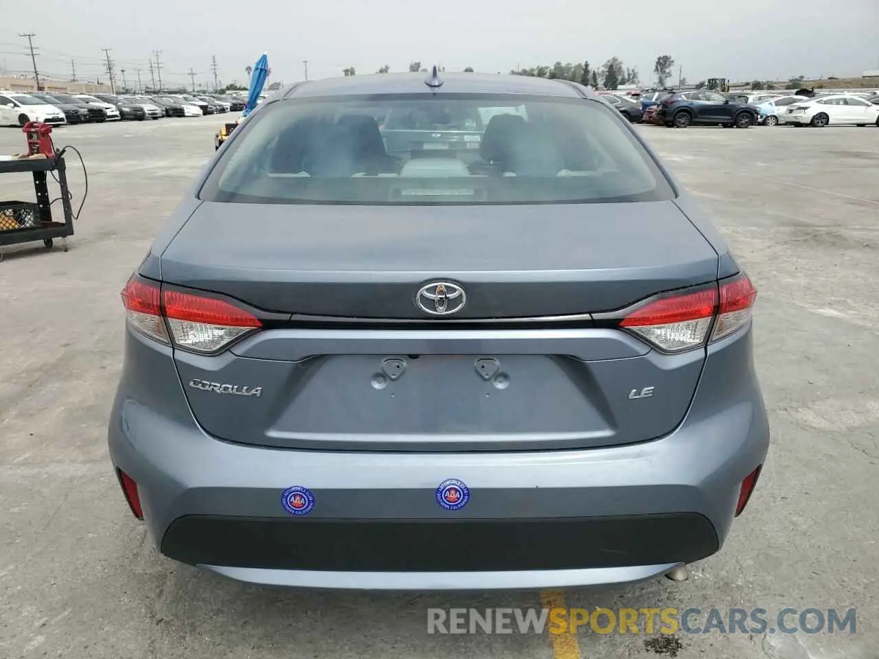 6 fotografías del automóvil dañado 5YFEPMAE5NP350286 TOYOTA COROLLA 2022