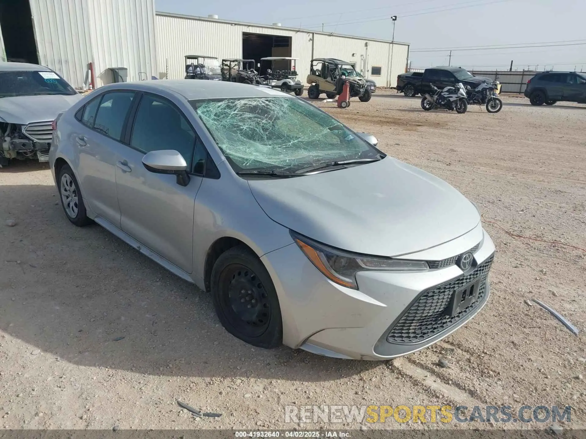 1 fotografías del automóvil dañado 5YFEPMAE5NP358937 TOYOTA COROLLA 2022