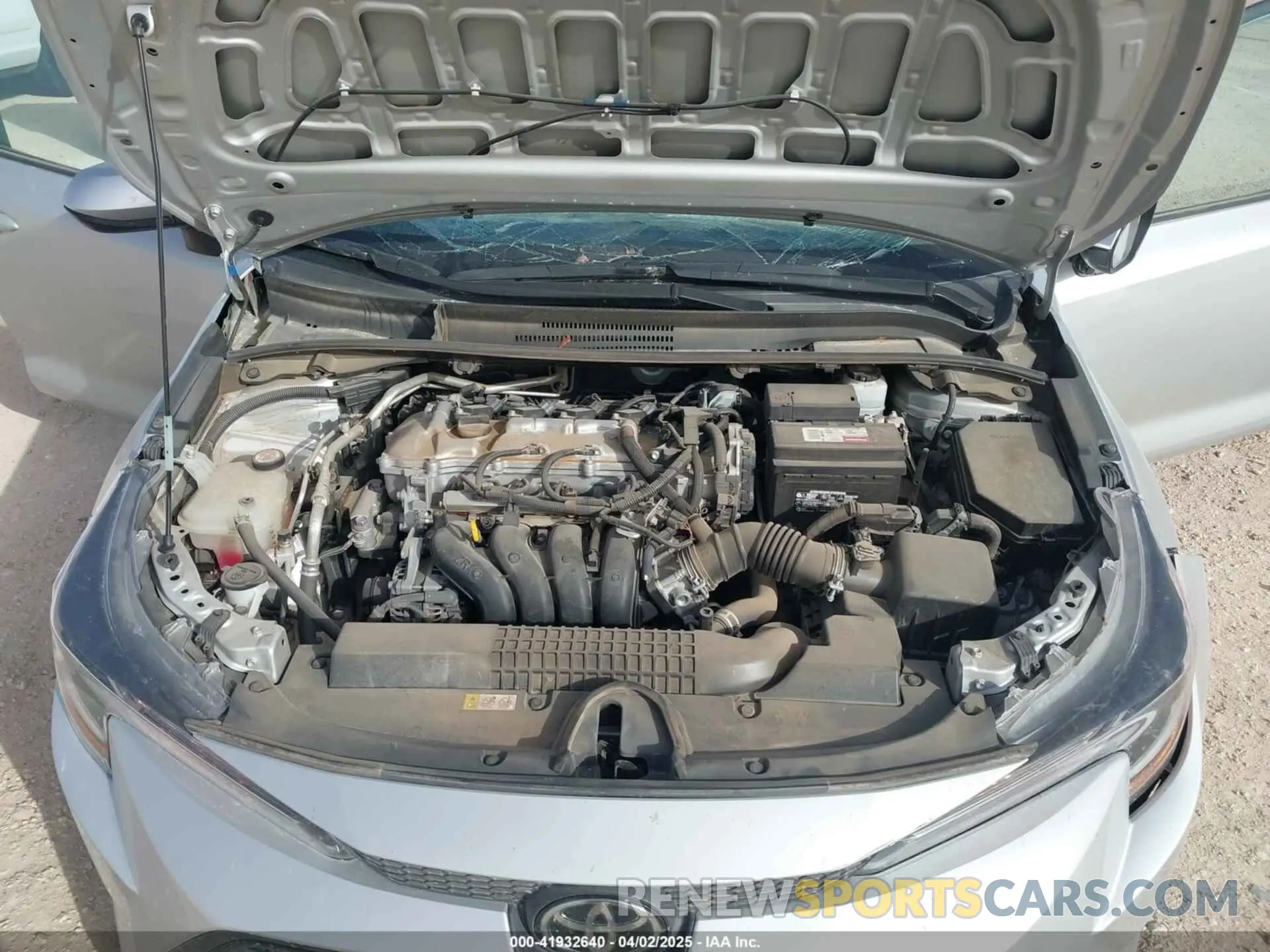 10 fotografías del automóvil dañado 5YFEPMAE5NP358937 TOYOTA COROLLA 2022