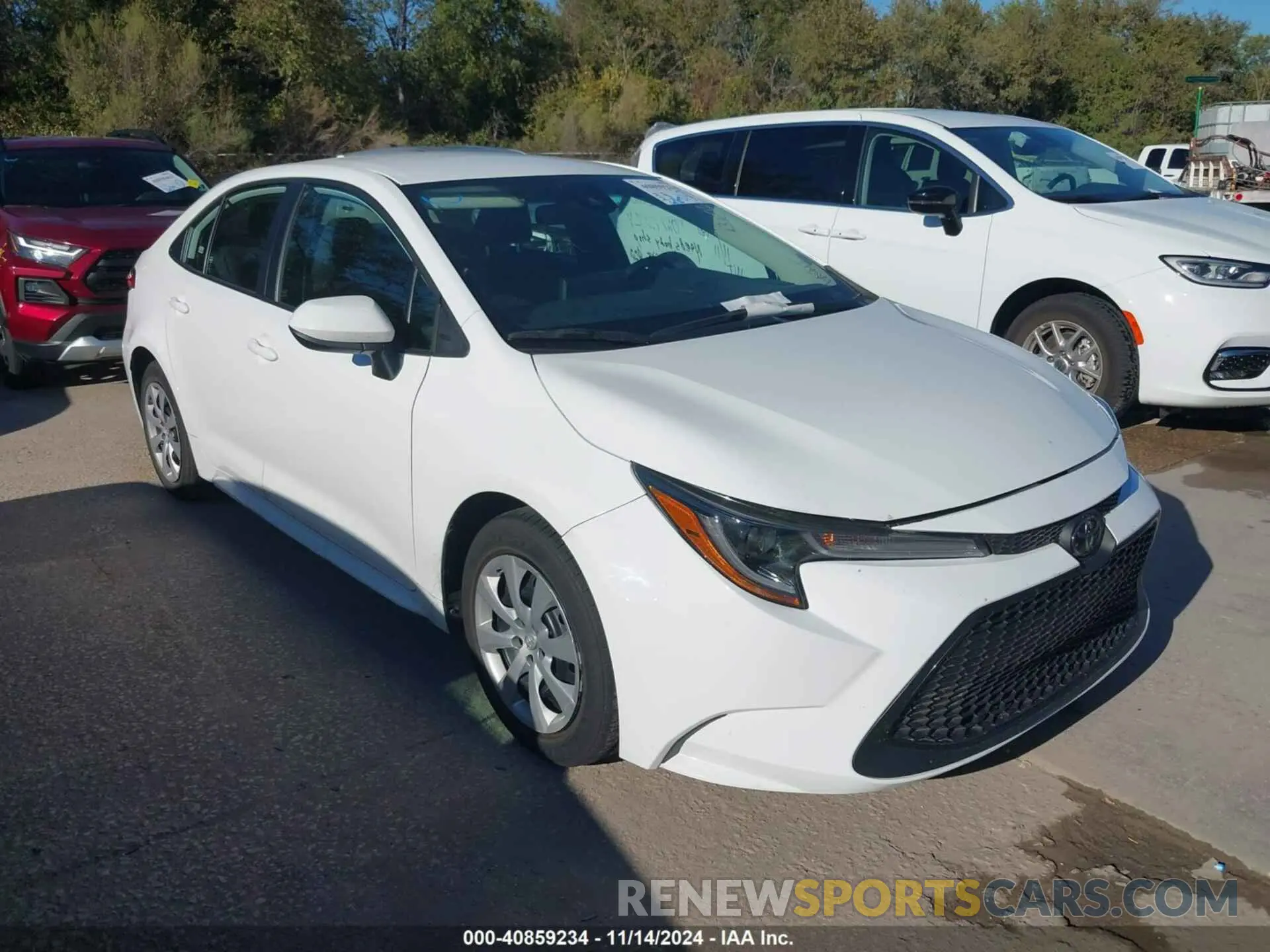 1 fotografías del automóvil dañado 5YFEPMAE5NP359330 TOYOTA COROLLA 2022