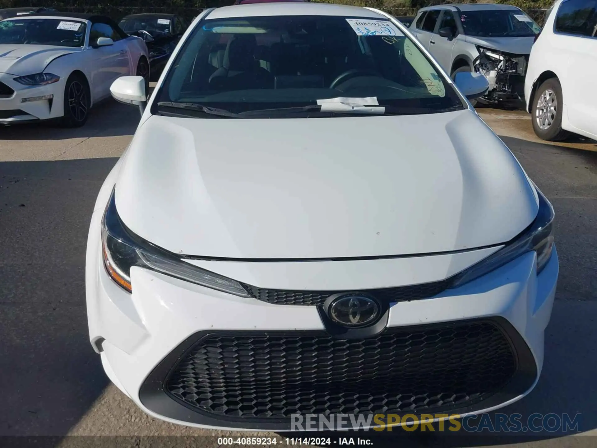 6 fotografías del automóvil dañado 5YFEPMAE5NP359330 TOYOTA COROLLA 2022
