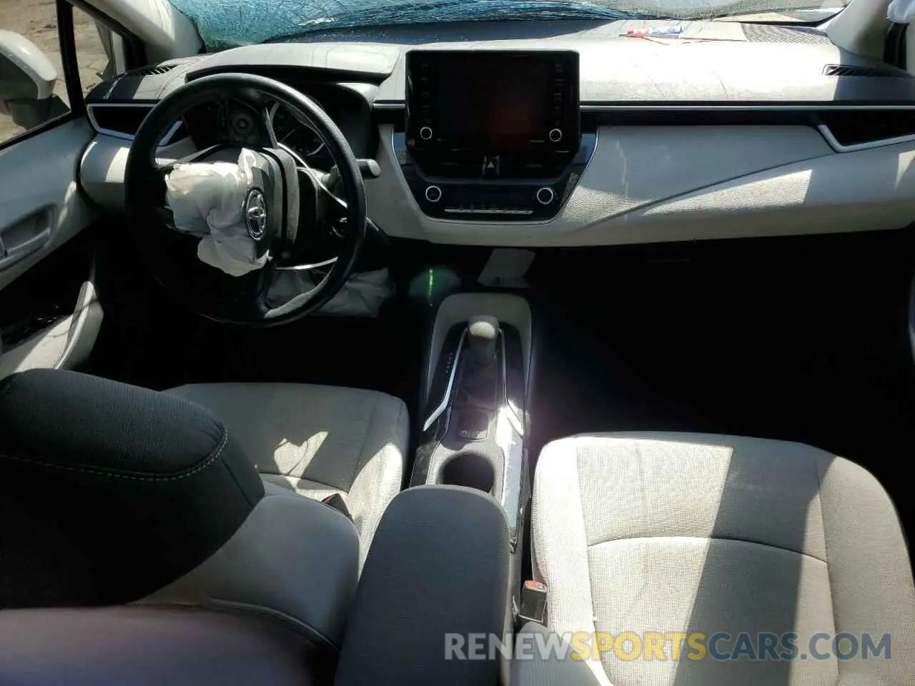 8 fotografías del automóvil dañado 5YFEPMAE5NP360722 TOYOTA COROLLA 2022