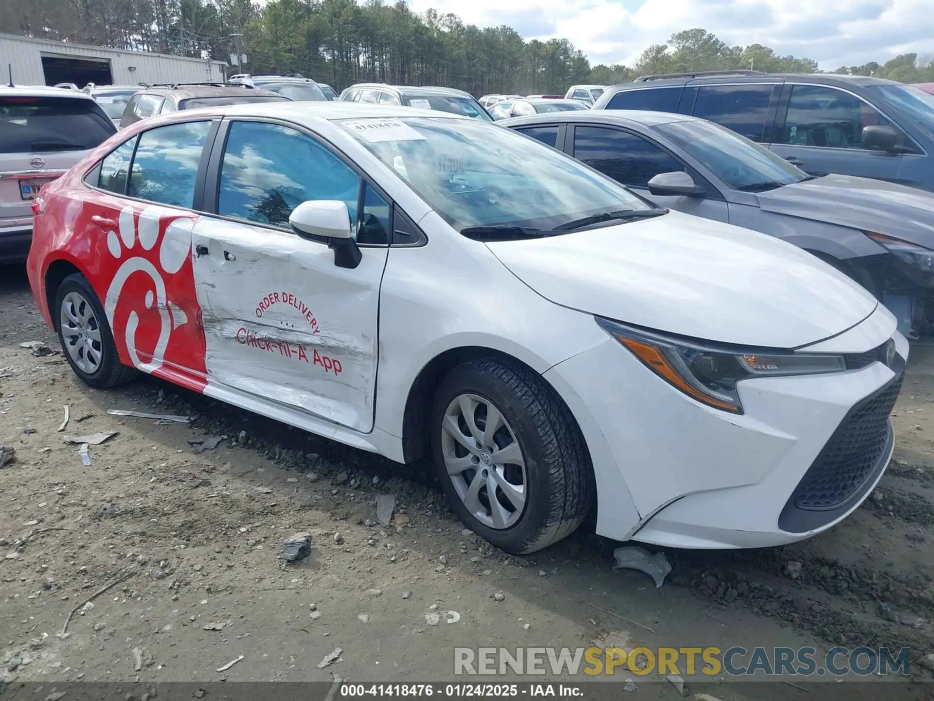 1 fotografías del automóvil dañado 5YFEPMAE5NP360770 TOYOTA COROLLA 2022
