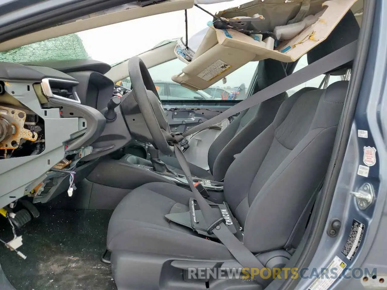 7 fotografías del automóvil dañado 5YFEPMAE5NP362440 TOYOTA COROLLA 2022