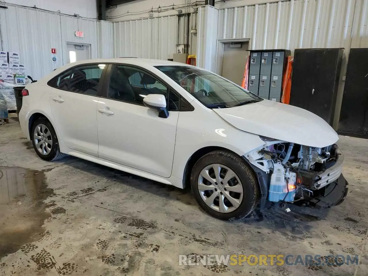 4 fotografías del automóvil dañado 5YFEPMAE5NP381182 TOYOTA COROLLA 2022