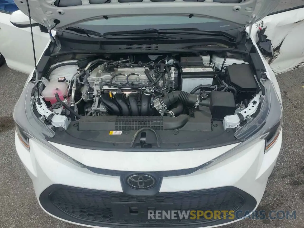 11 fotografías del automóvil dañado 5YFEPMAE5NP387760 TOYOTA COROLLA 2022