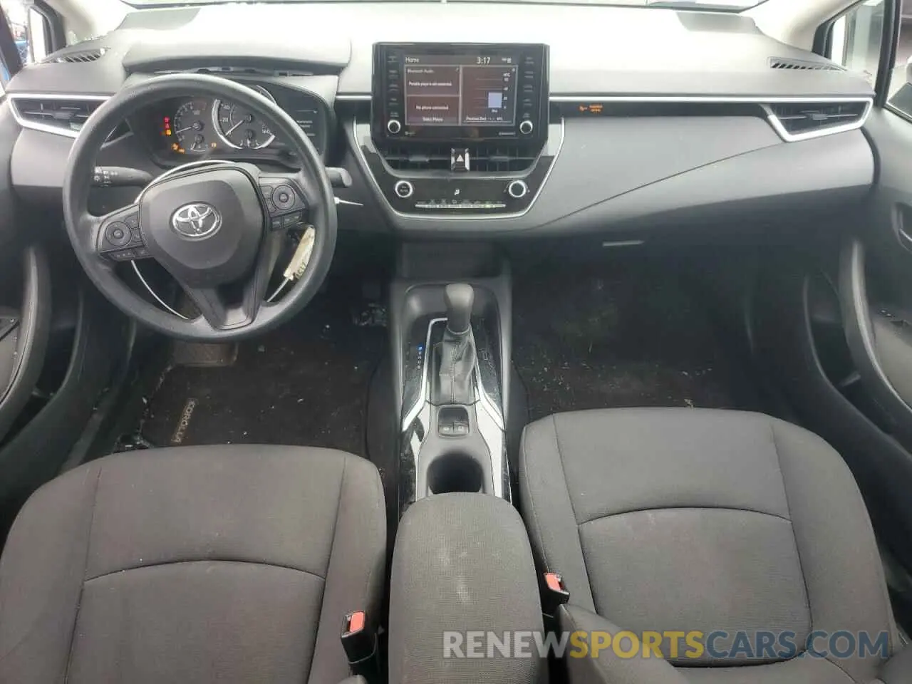 8 fotografías del automóvil dañado 5YFEPMAE5NP387760 TOYOTA COROLLA 2022