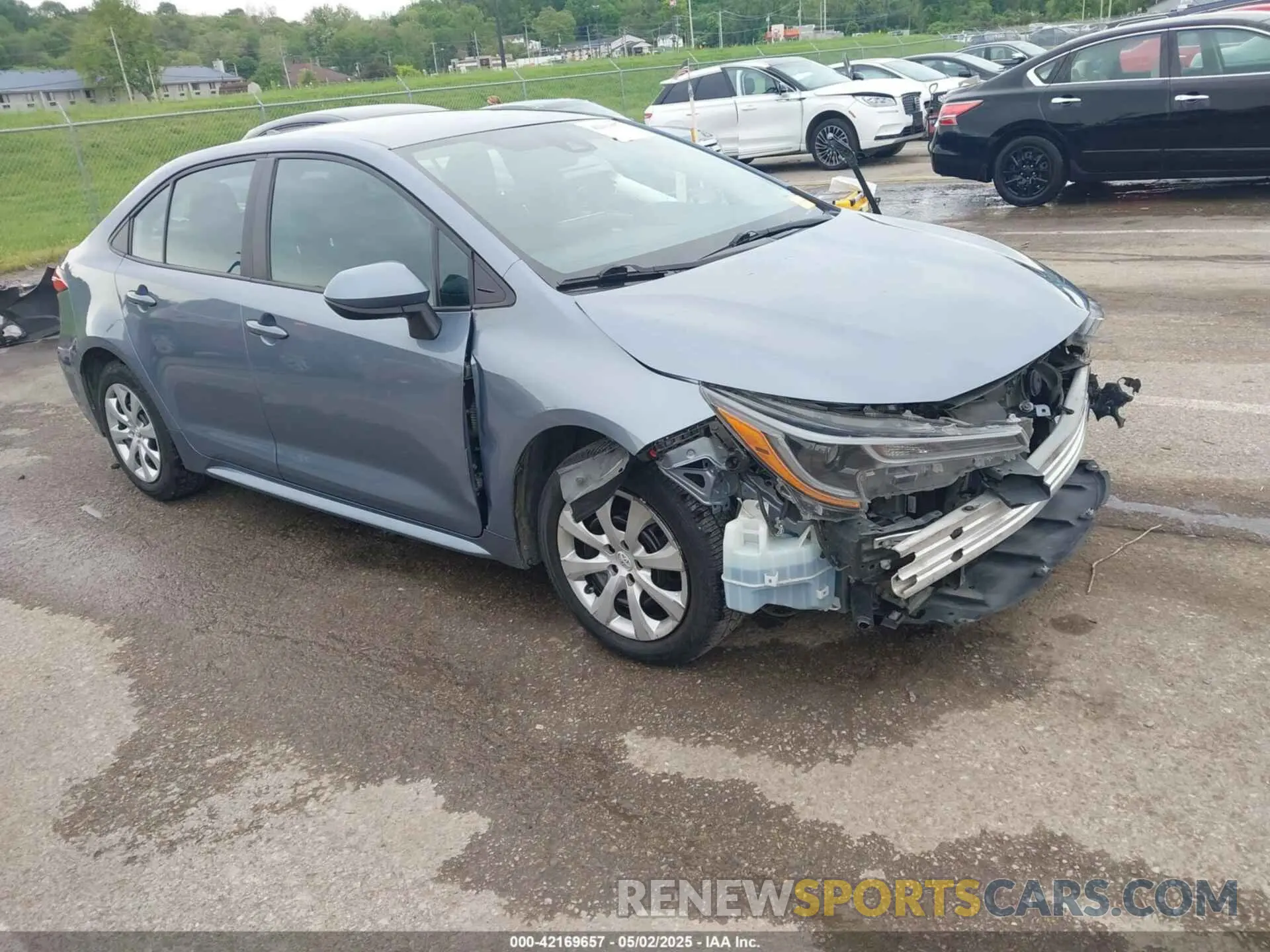 1 fotografías del automóvil dañado 5YFEPMAE6NP272293 TOYOTA COROLLA 2022