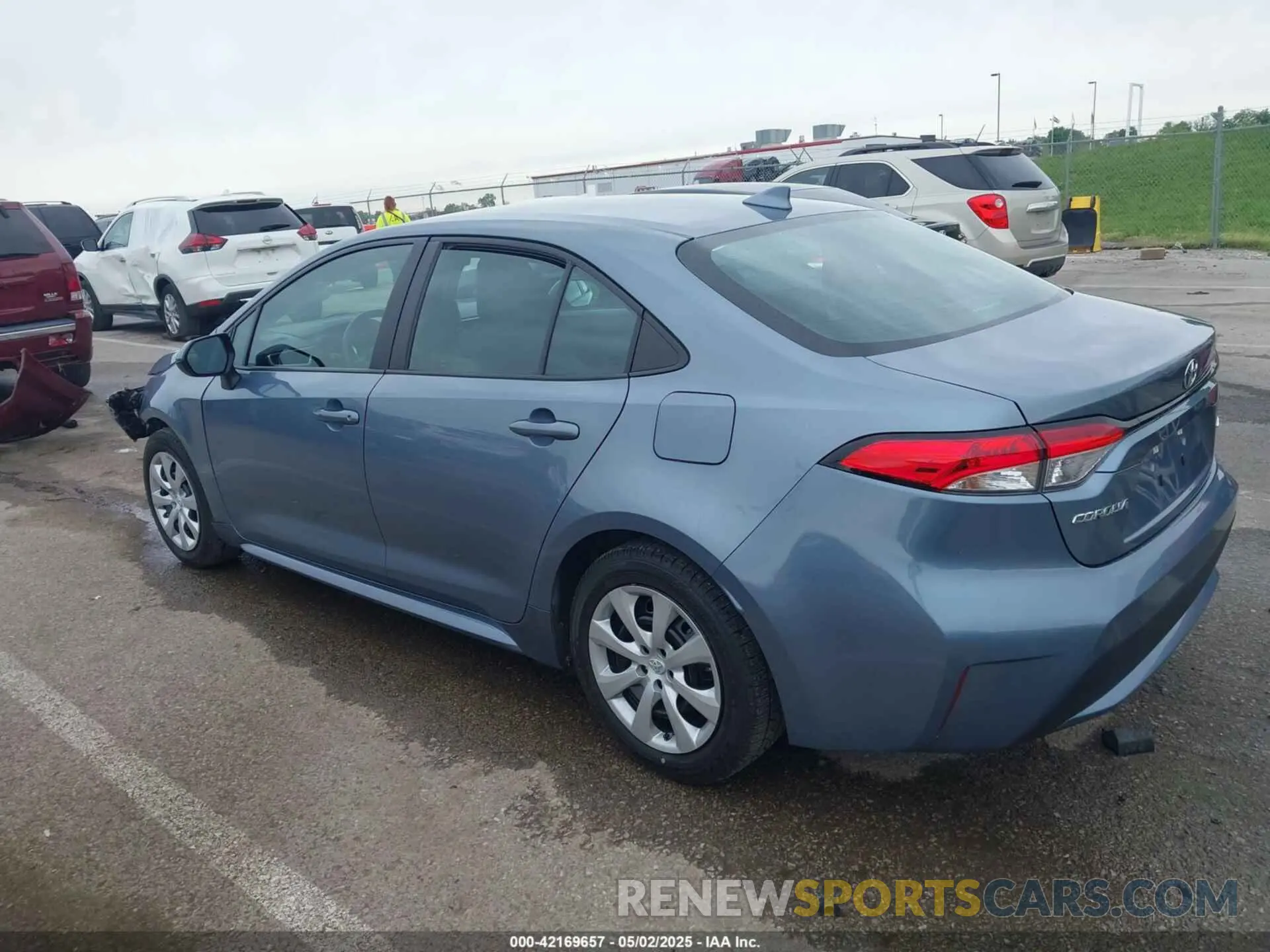 15 fotografías del automóvil dañado 5YFEPMAE6NP272293 TOYOTA COROLLA 2022