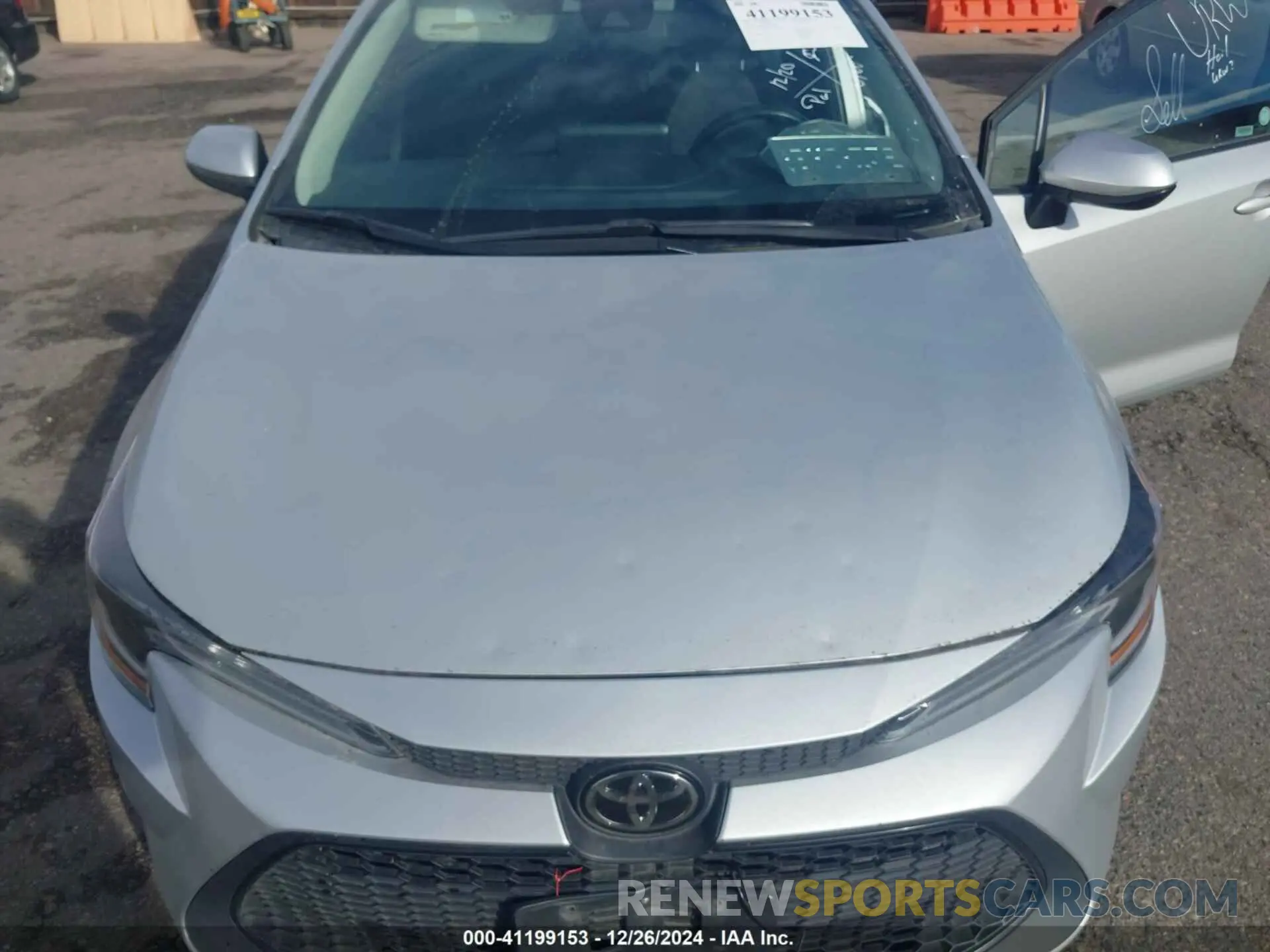 6 fotografías del automóvil dañado 5YFEPMAE6NP273105 TOYOTA COROLLA 2022