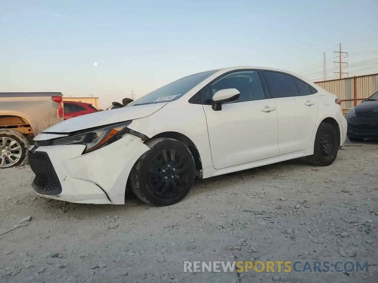 1 fotografías del automóvil dañado 5YFEPMAE6NP279227 TOYOTA COROLLA 2022