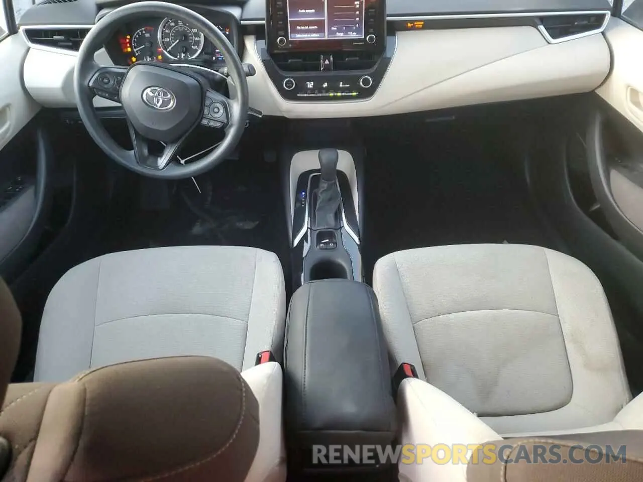 8 fotografías del automóvil dañado 5YFEPMAE6NP279227 TOYOTA COROLLA 2022
