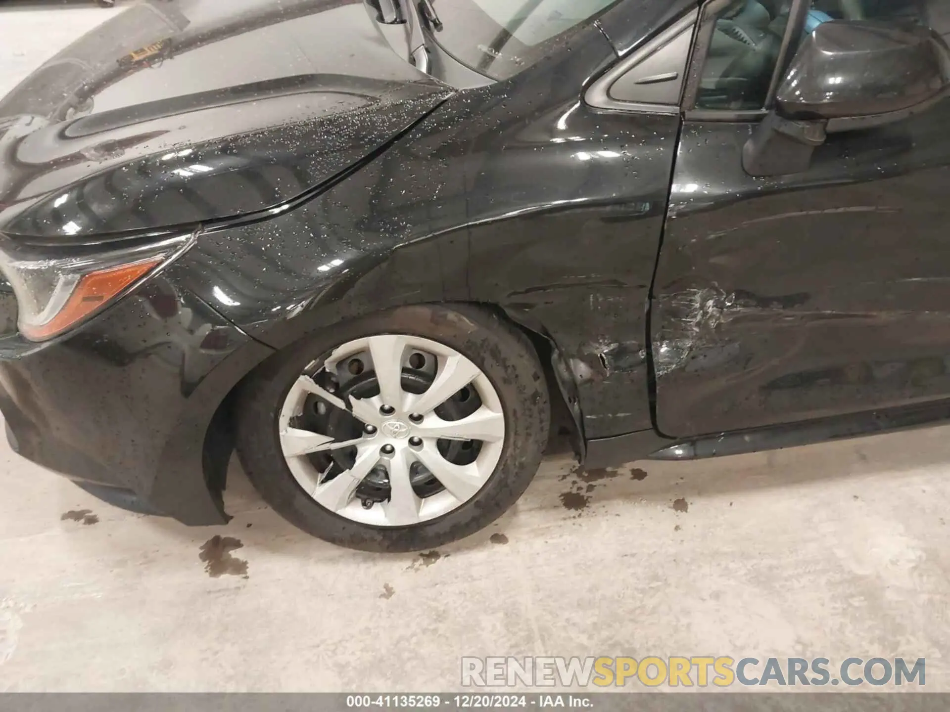 6 fotografías del automóvil dañado 5YFEPMAE6NP290387 TOYOTA COROLLA 2022