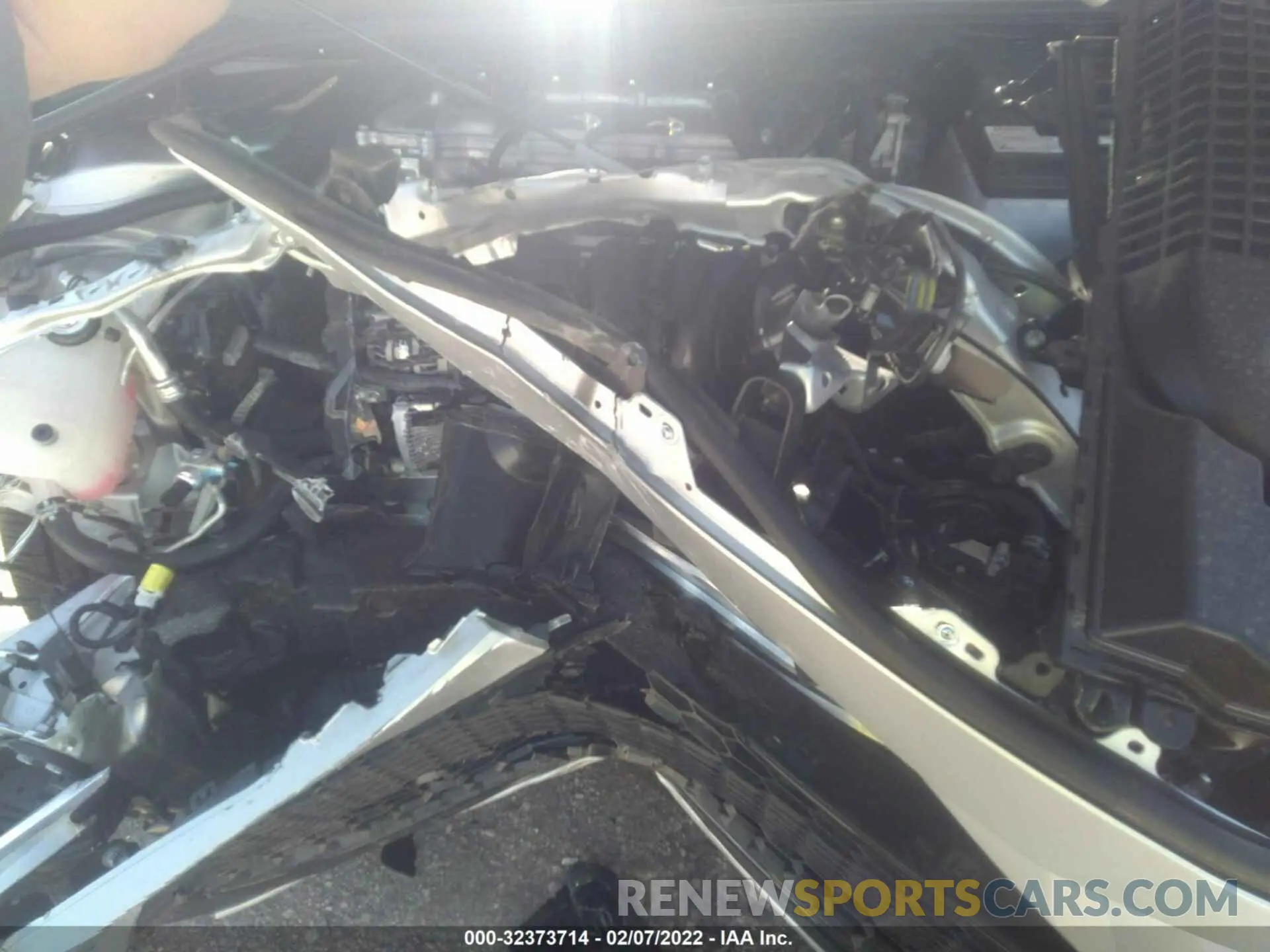 10 fotografías del automóvil dañado 5YFEPMAE6NP296092 TOYOTA COROLLA 2022