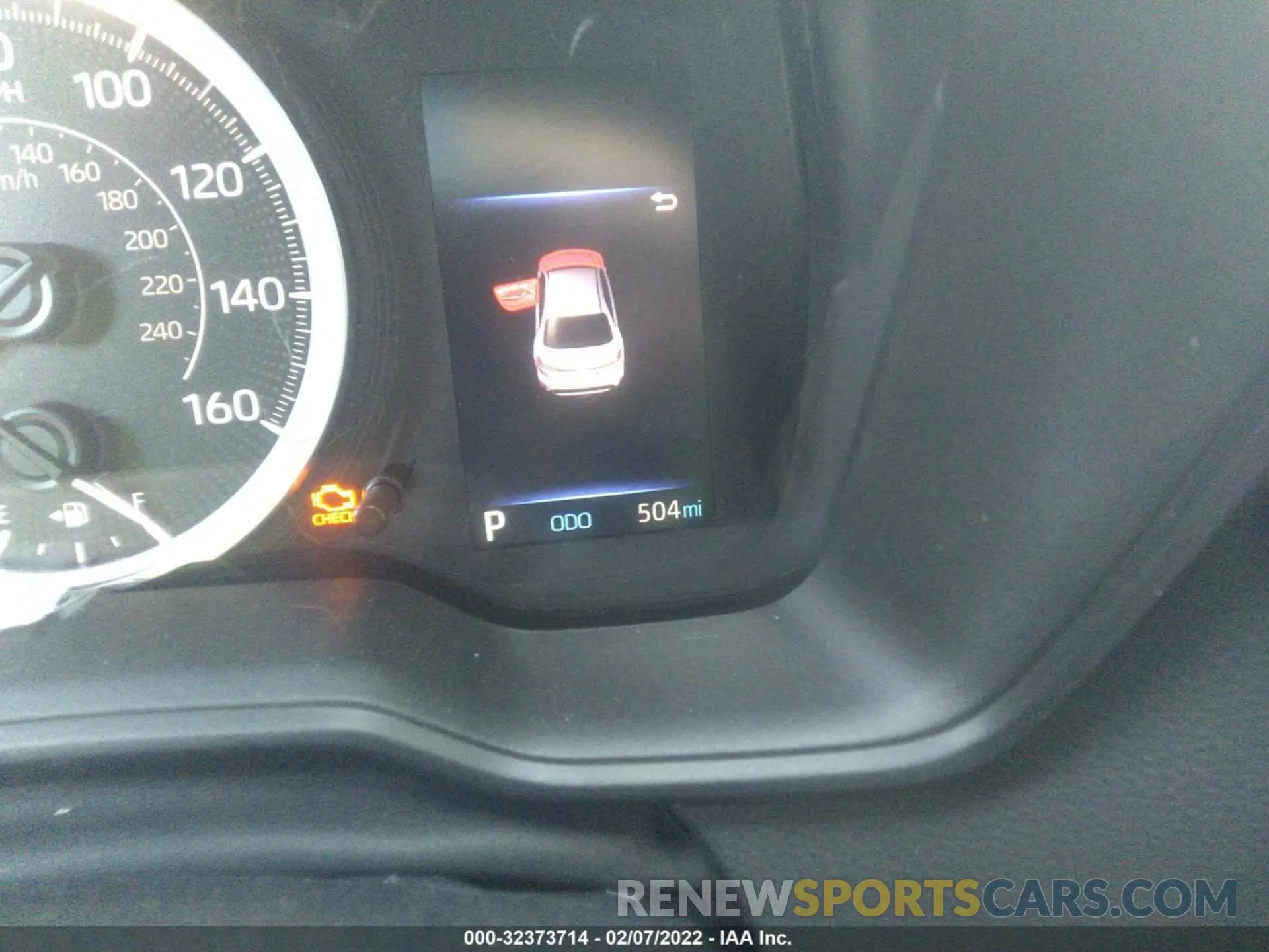 7 fotografías del automóvil dañado 5YFEPMAE6NP296092 TOYOTA COROLLA 2022