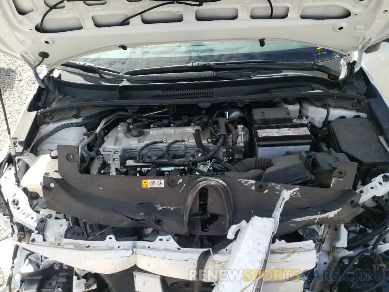 7 fotografías del automóvil dañado 5YFEPMAE6NP301288 TOYOTA COROLLA 2022