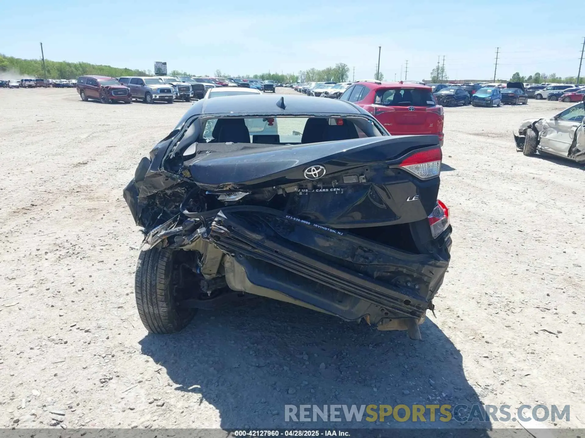 6 fotografías del automóvil dañado 5YFEPMAE6NP302439 TOYOTA COROLLA 2022