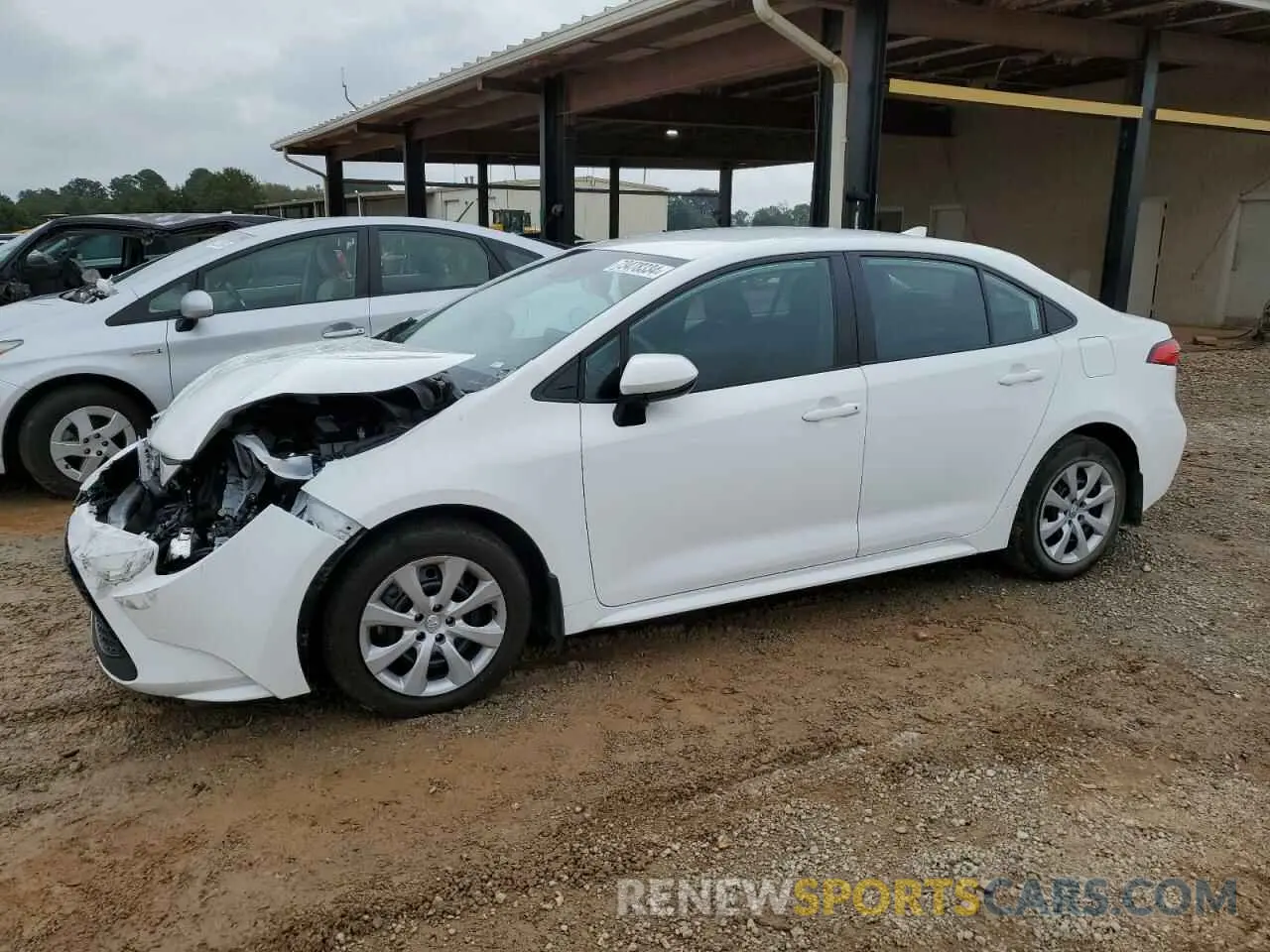 1 fotografías del automóvil dañado 5YFEPMAE6NP306569 TOYOTA COROLLA 2022