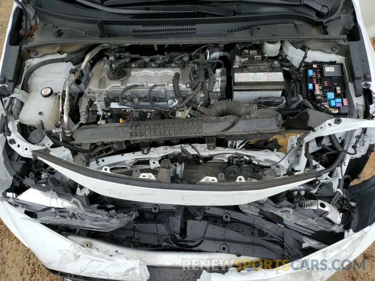 11 fotografías del automóvil dañado 5YFEPMAE6NP306569 TOYOTA COROLLA 2022