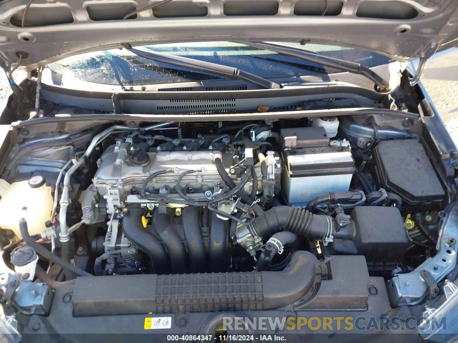 10 fotografías del automóvil dañado 5YFEPMAE6NP308547 TOYOTA COROLLA 2022