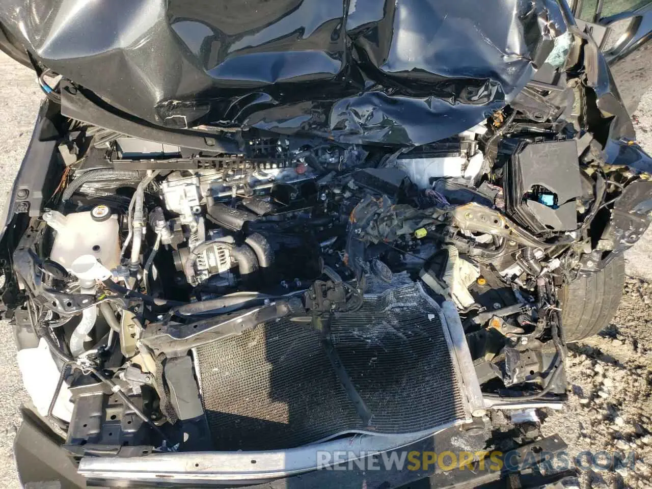 11 fotografías del automóvil dañado 5YFEPMAE6NP313117 TOYOTA COROLLA 2022