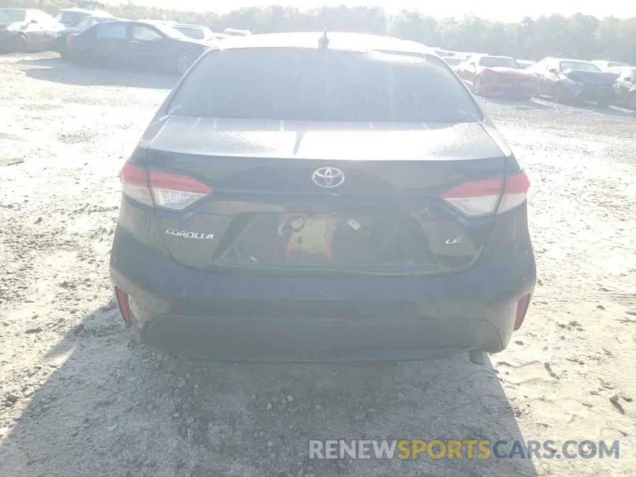 6 fotografías del automóvil dañado 5YFEPMAE6NP313117 TOYOTA COROLLA 2022