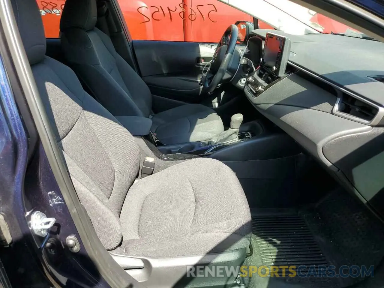 5 fotografías del automóvil dañado 5YFEPMAE6NP314364 TOYOTA COROLLA 2022