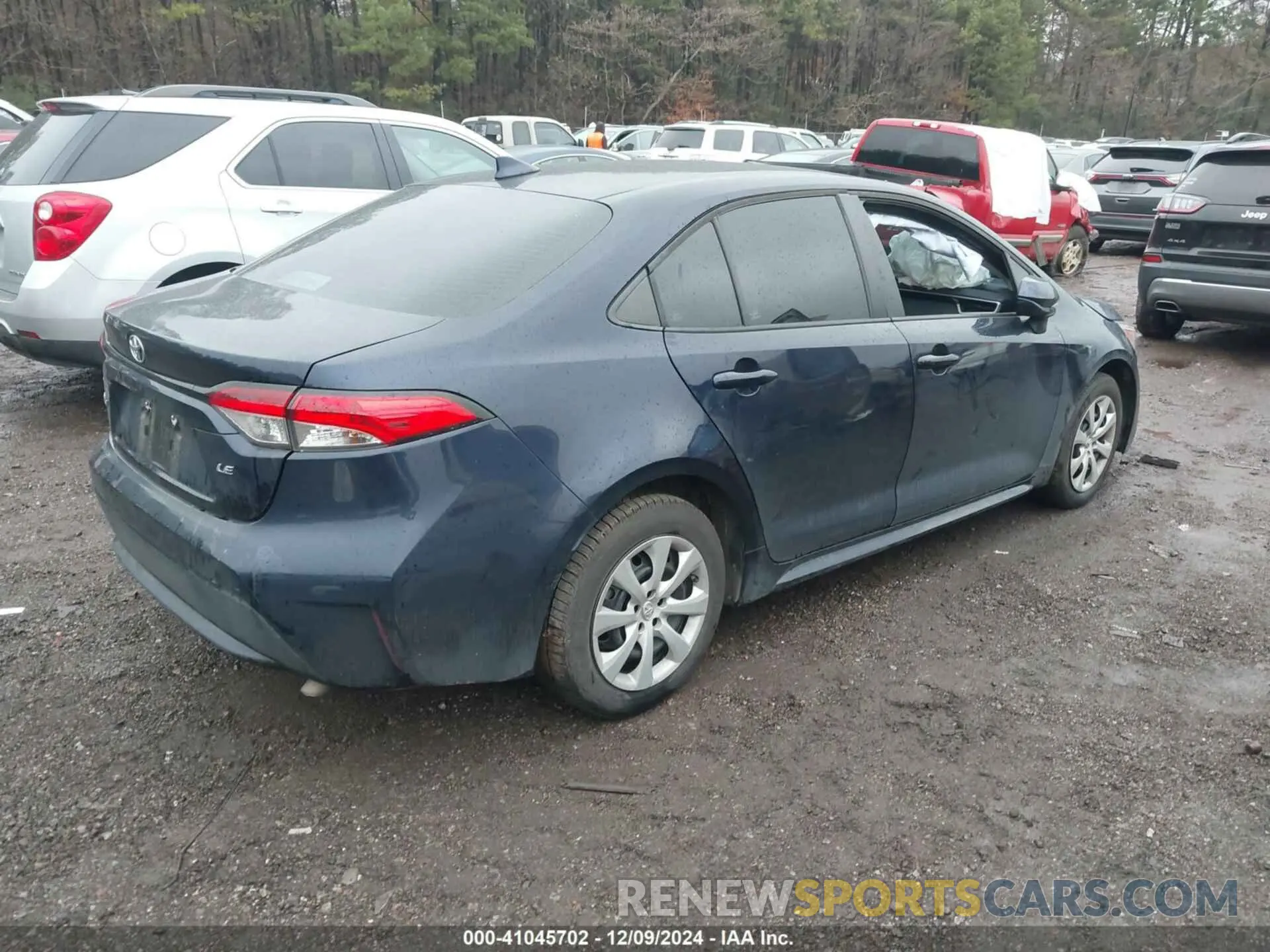 4 fotografías del automóvil dañado 5YFEPMAE6NP319368 TOYOTA COROLLA 2022