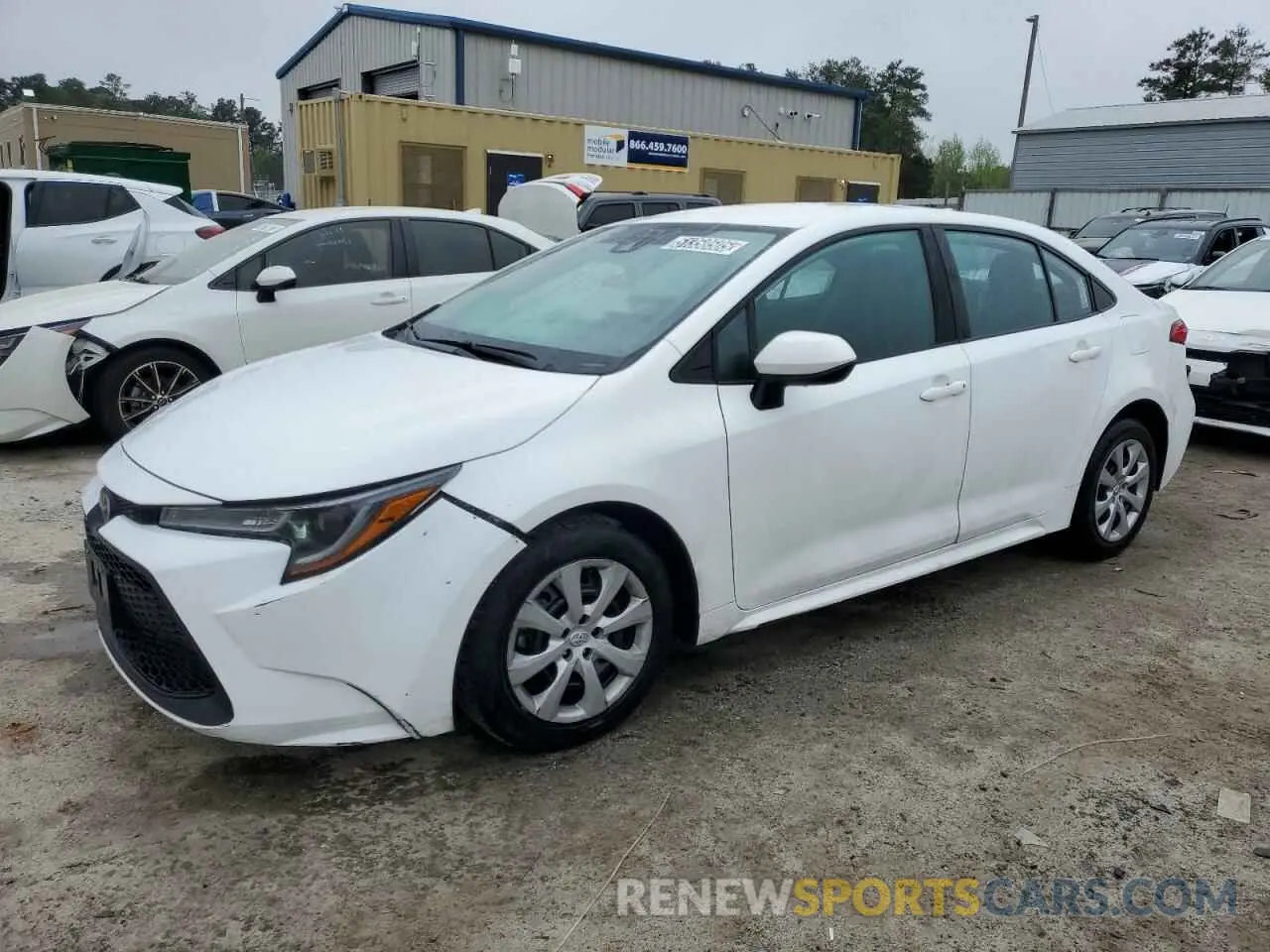 1 fotografías del automóvil dañado 5YFEPMAE6NP324876 TOYOTA COROLLA 2022