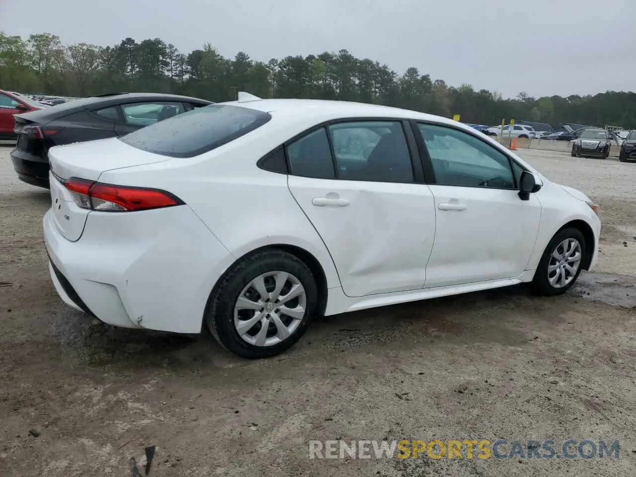 3 fotografías del automóvil dañado 5YFEPMAE6NP324876 TOYOTA COROLLA 2022