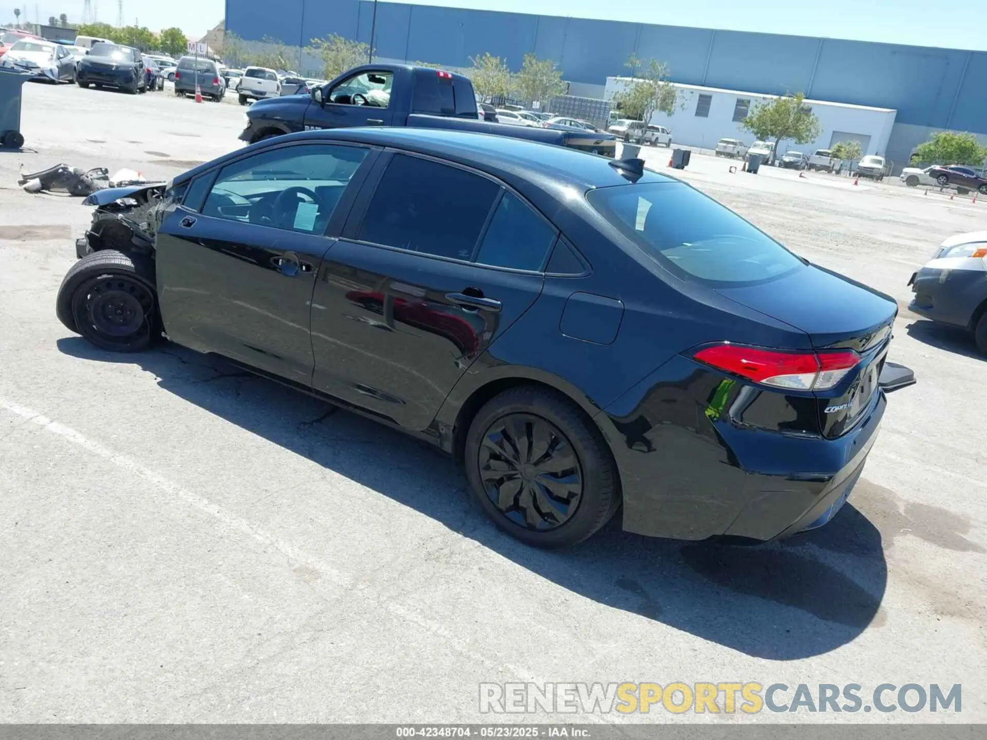 3 fotografías del automóvil dañado 5YFEPMAE6NP327387 TOYOTA COROLLA 2022