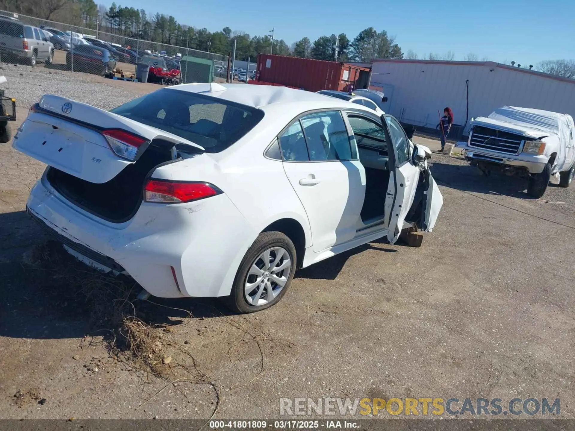 4 fotografías del automóvil dañado 5YFEPMAE6NP328636 TOYOTA COROLLA 2022