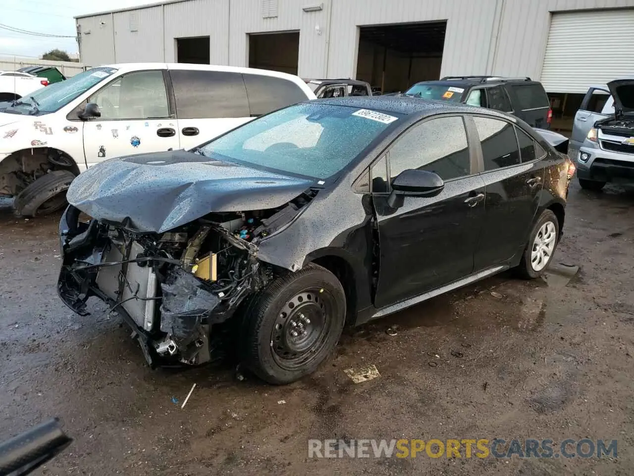 1 fotografías del automóvil dañado 5YFEPMAE6NP333772 TOYOTA COROLLA 2022