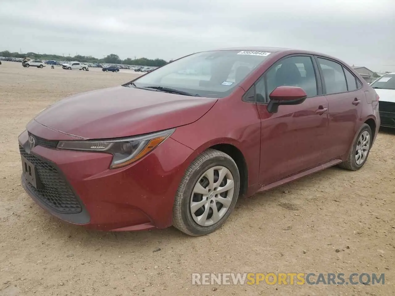 1 fotografías del automóvil dañado 5YFEPMAE6NP341385 TOYOTA COROLLA 2022