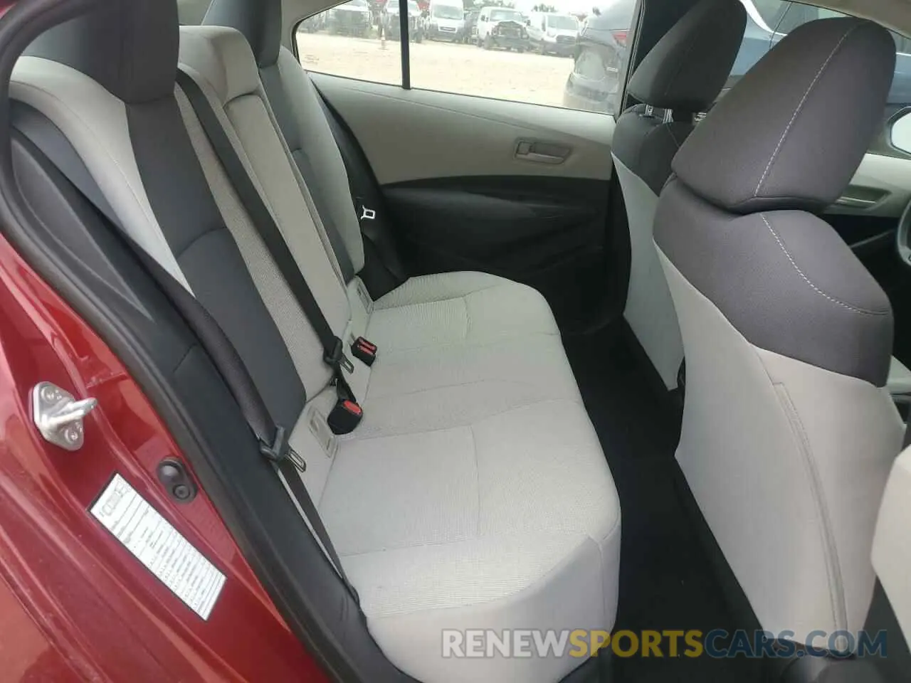 10 fotografías del automóvil dañado 5YFEPMAE6NP341385 TOYOTA COROLLA 2022
