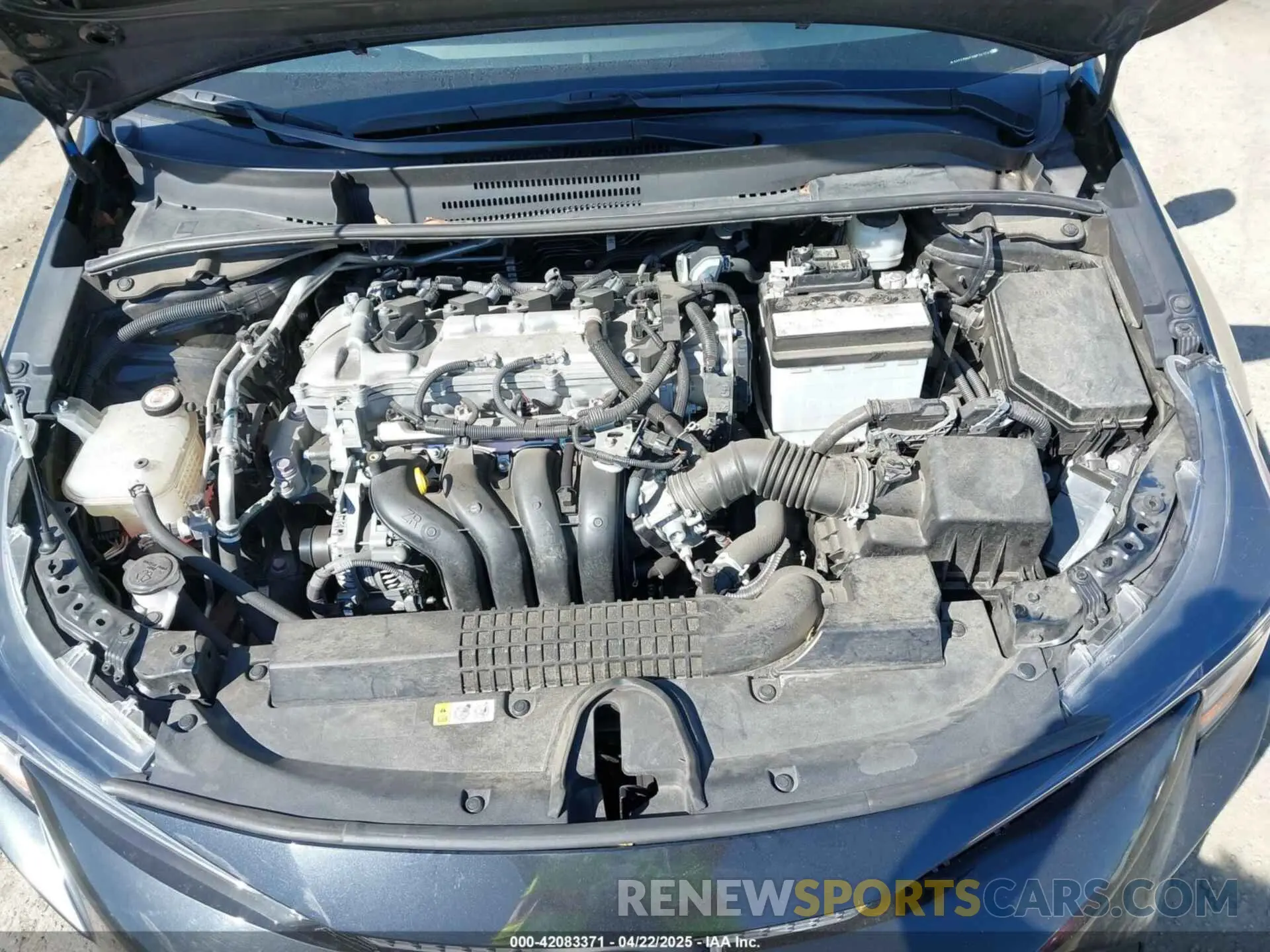 10 fotografías del automóvil dañado 5YFEPMAE6NP341743 TOYOTA COROLLA 2022