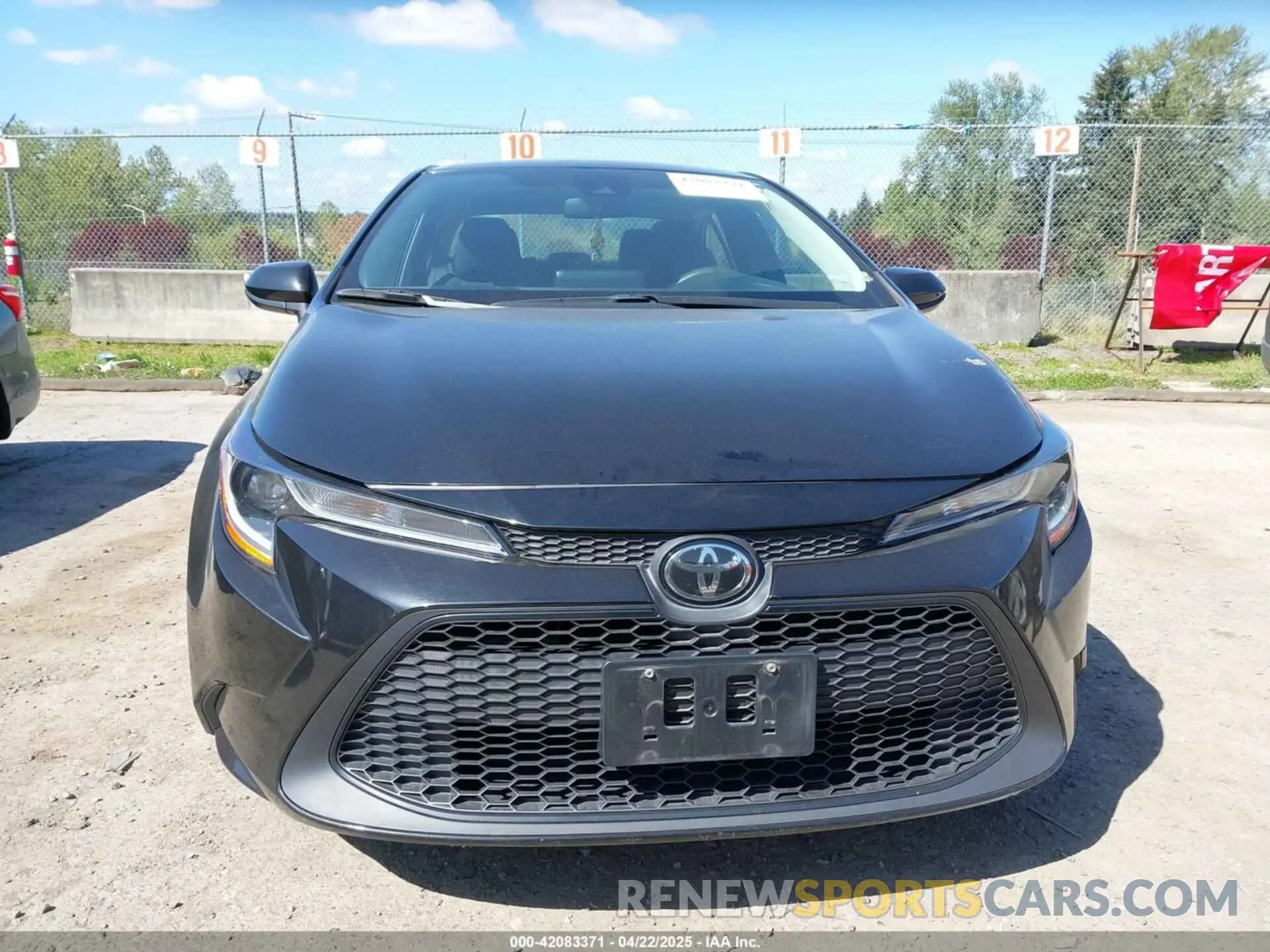 12 fotografías del automóvil dañado 5YFEPMAE6NP341743 TOYOTA COROLLA 2022