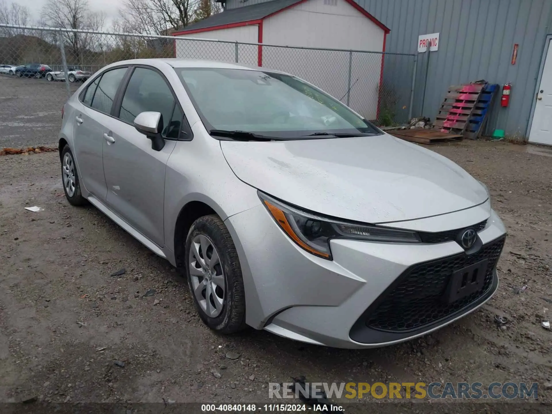 1 fotografías del automóvil dañado 5YFEPMAE6NP345114 TOYOTA COROLLA 2022